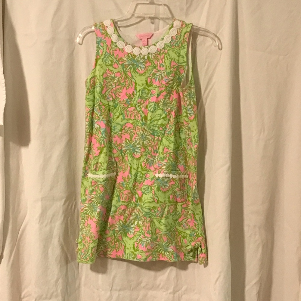 Lilly Pulitzer Pink and Green Dress